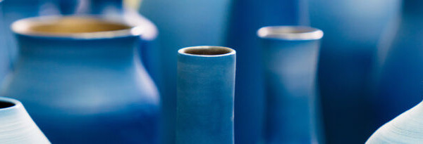 vases bleus